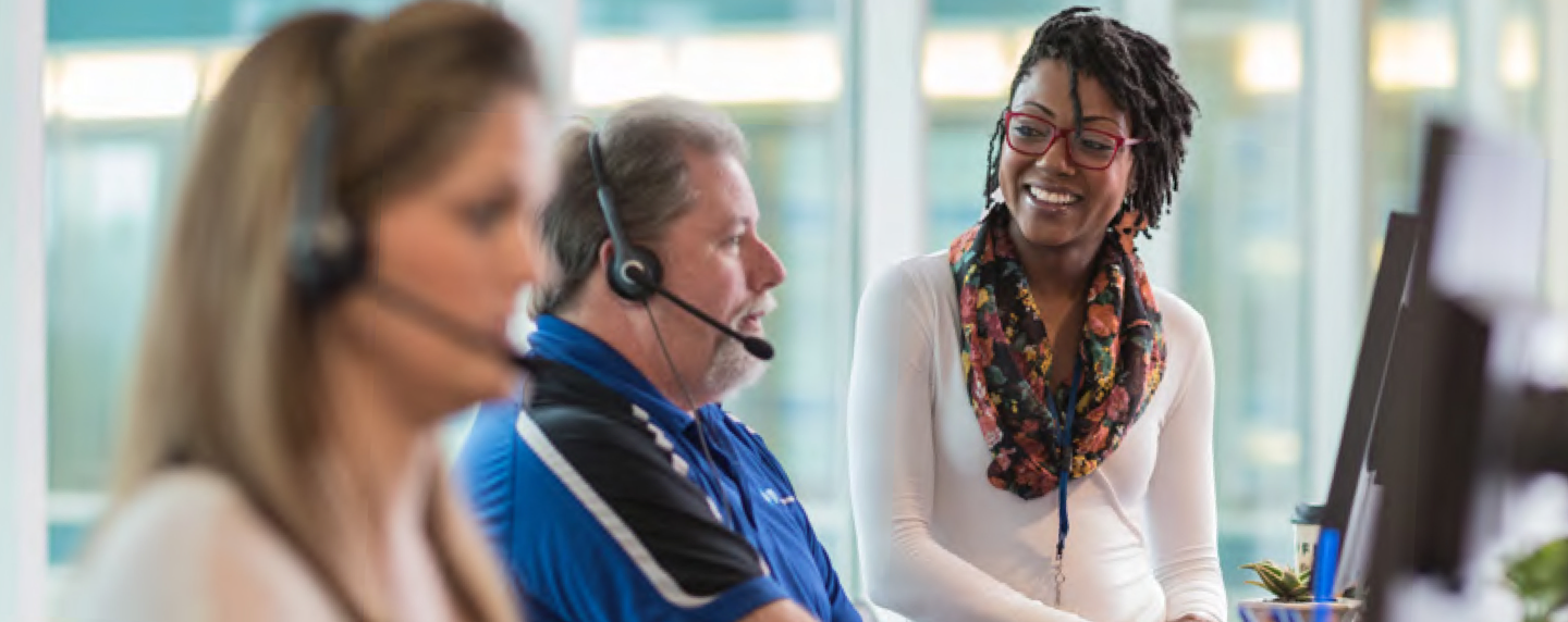 Member care team assisting customer over the phone | BCBS of Tennessee